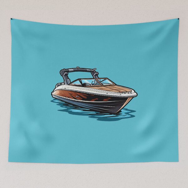 Item preview, Wakesurf Tournament Boat on the Water designed and sold by meganohm.