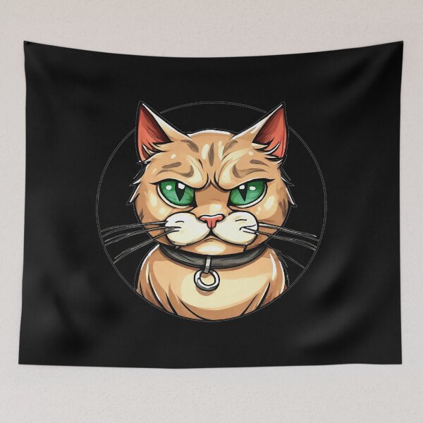 Item preview, Cat Looking you Straight in the Eye designed and sold by Aquillashop.