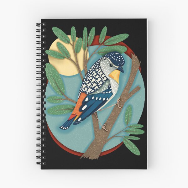 Item preview, Spotted Pardalote Retro Edition designed and sold by LemonwoodClock.