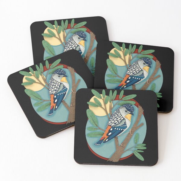 Item preview, Spotted Pardalote Retro Edition designed and sold by LemonwoodClock.