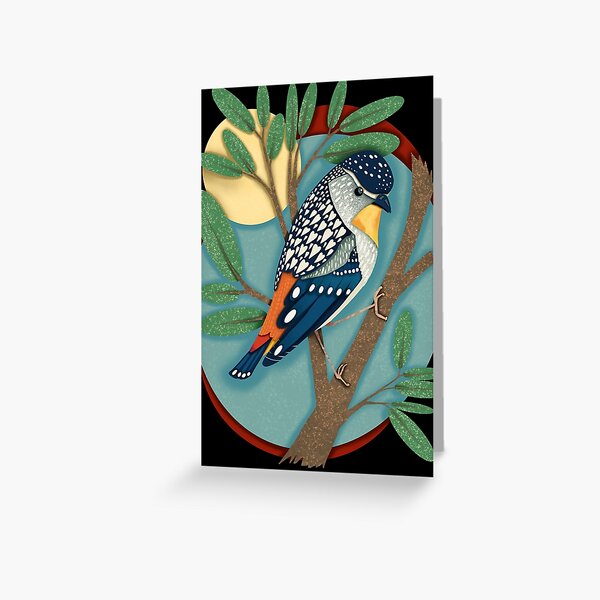 Artikel-Vorschau von Gefleckte Pardalote Retro Edition, designt und verkauft von LemonwoodClock.