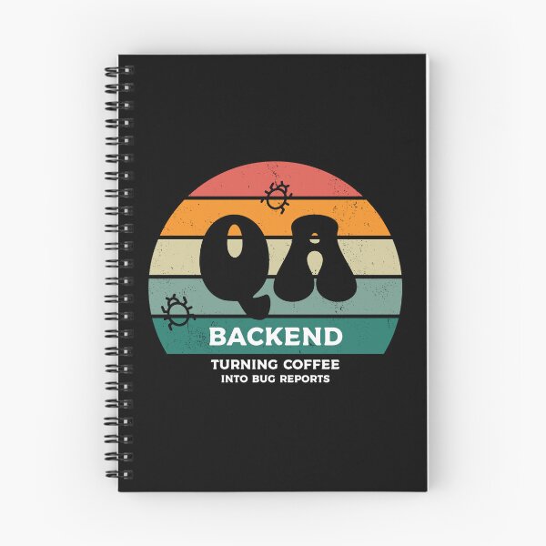 Aperçu de l'œuvre L'assurance qualité backend transforme le café en rapports de bogues créée et vendue par 4TeeToo.