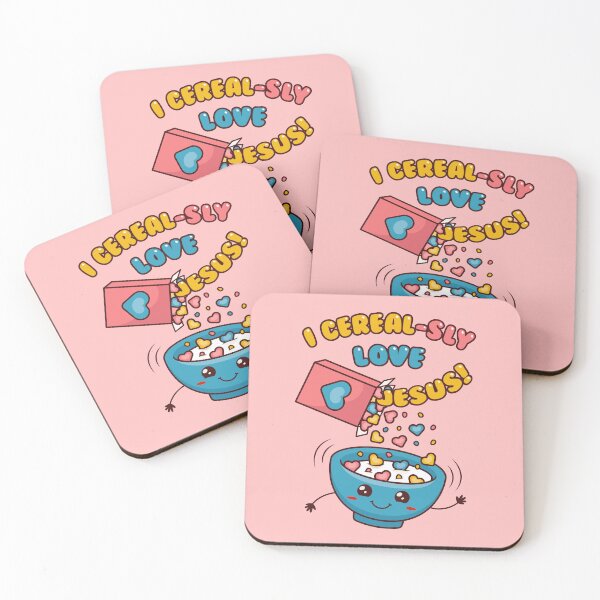 Item preview, I CEREAL-SLY LOVE JESUS! - Christian Pun - Hearts designed and sold by Glory After Tears.