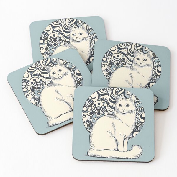 Item preview, Elegant Cat Art designed and sold by onlycatdesigns.