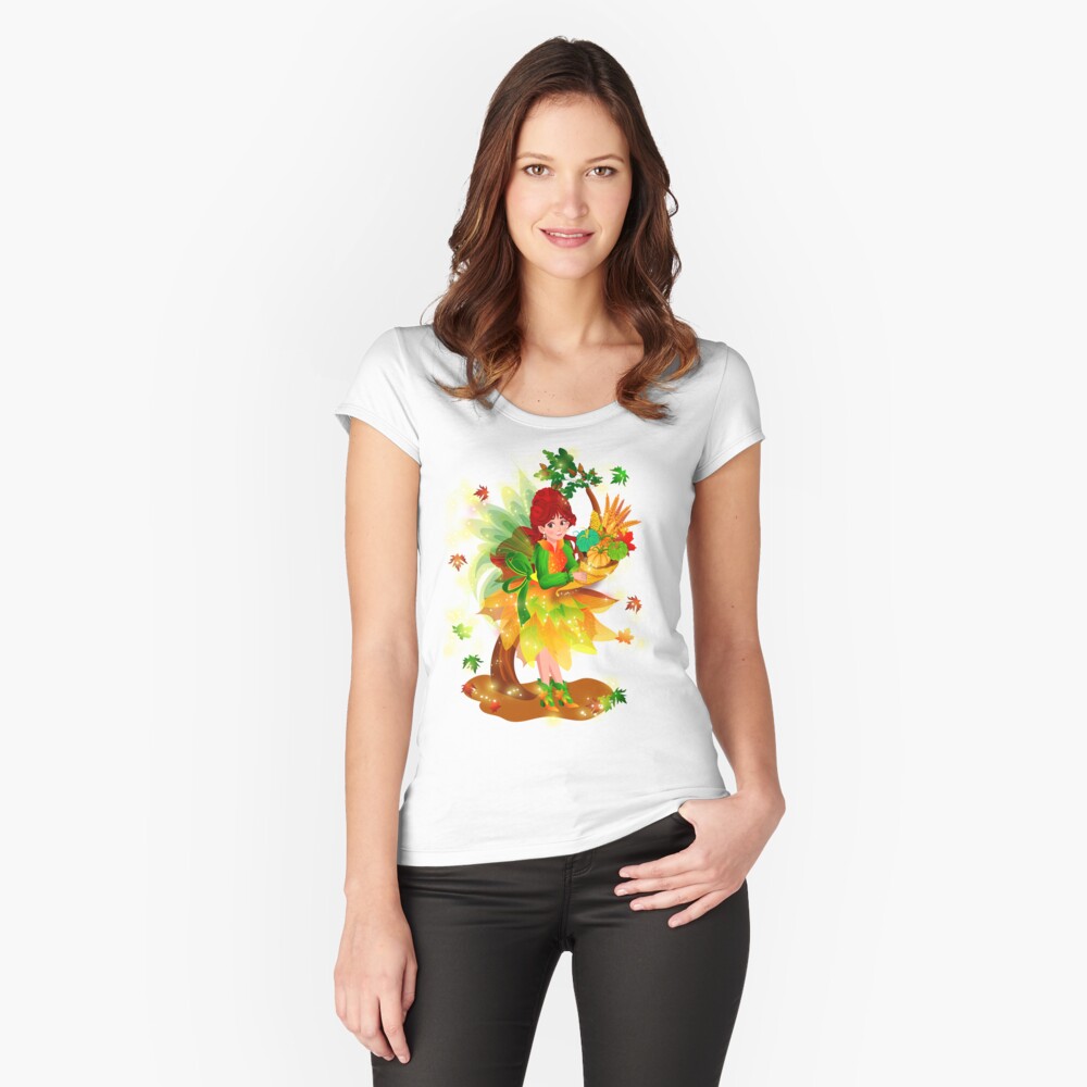 Item preview, Fitted Scoop T-Shirt designed and sold by FairyBookClub.