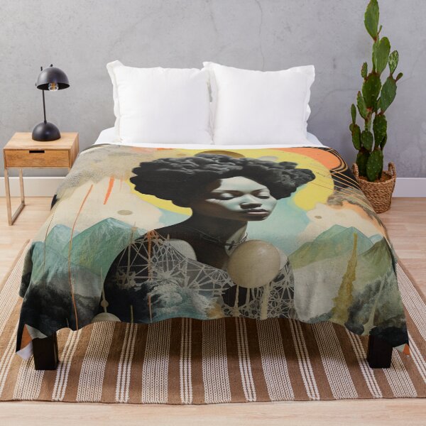 Item preview, Afrofuturism Art designed and sold by MidJourneymen.