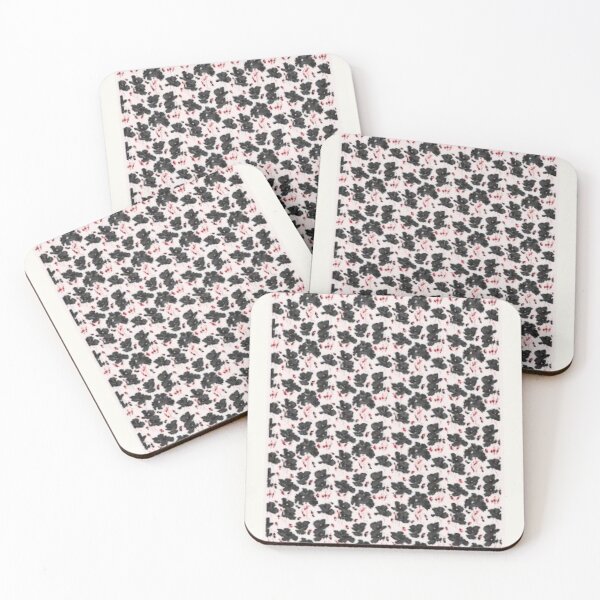 Item preview, Black flower print designed and sold by Racyfun77.