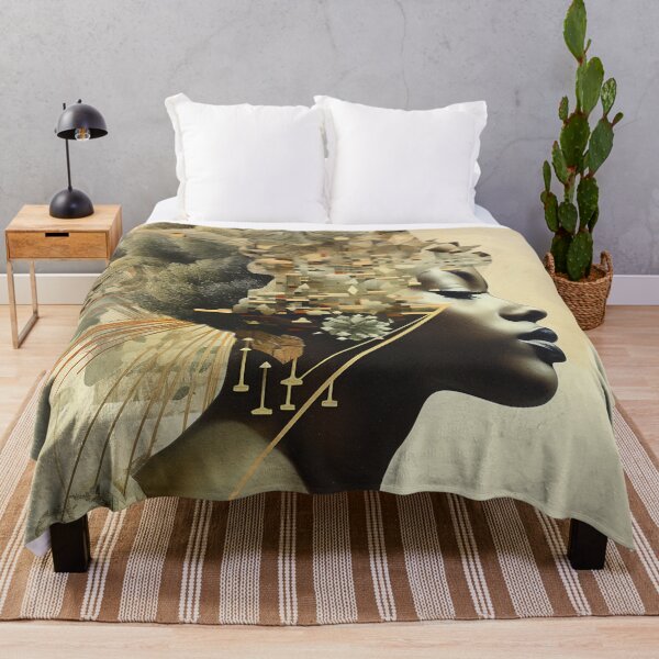 Item preview, Afrofuturism Art designed and sold by MidJourneymen.