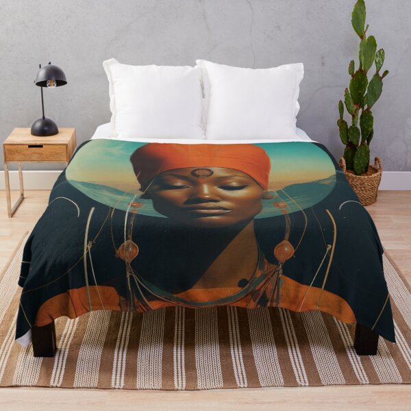 Item preview, Afrofuturism Art designed and sold by MidJourneymen.