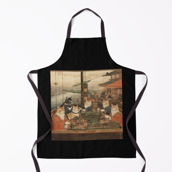 Item preview, Nautical Tails: The Feline Fleet's Maiden Voyage designed and sold by kawaiidoodlesuk.