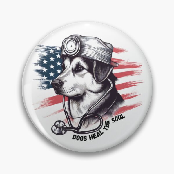 Item preview, Dogs Bring Healing Vibes Tee shirt designed and sold by Clothesbest.