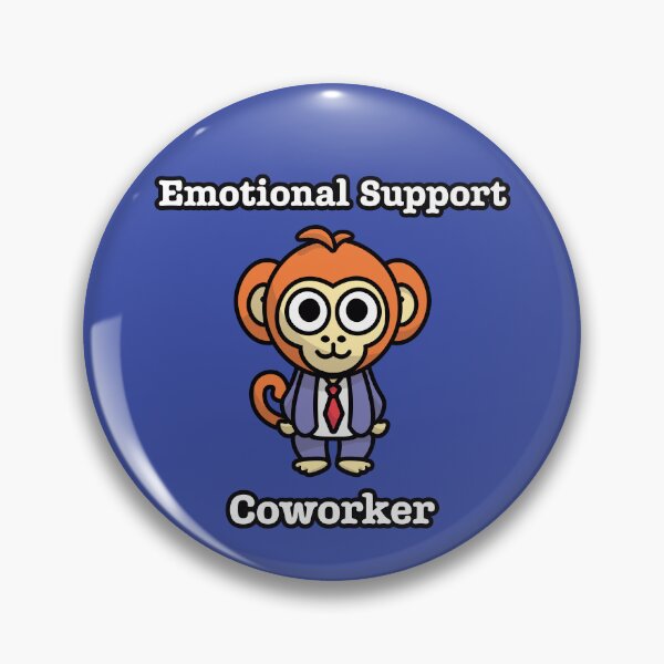 Item preview, Emotional Support Coworker: Funny Office Chimp Colleague designed and sold by CallamSt.