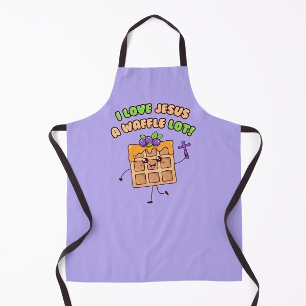 Item preview, I LOVE JESUS A WAFFLE LOT! - Christian Pun designed and sold by Glory After Tears.