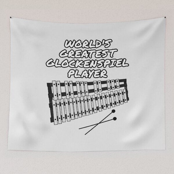 Item preview, World's Greatest Glockenspiel Player, Percussionist Percussion Teacher Funny designed and sold by doodlerob.