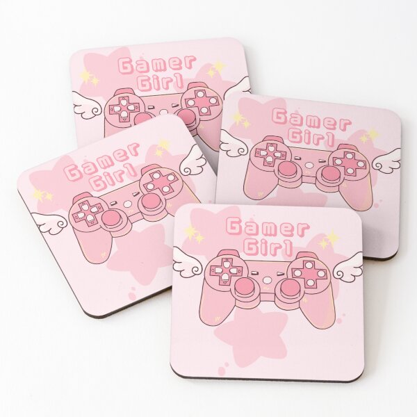 Aperçu de l'œuvre Gamer Girl Pink kawaii créée et vendue par Puuk.