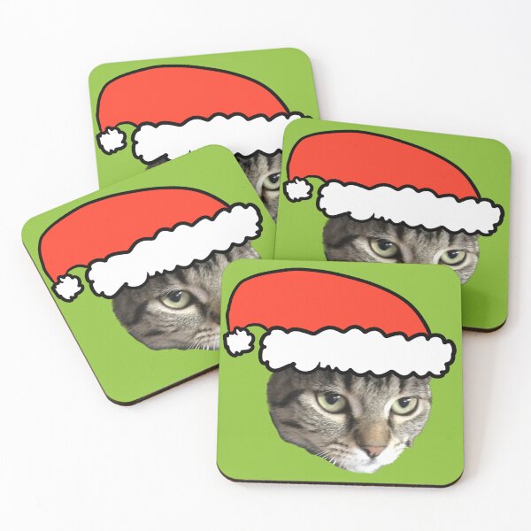 Item preview, Torsie the Cat in a Santa Hat designed and sold by Bridget Beswick.