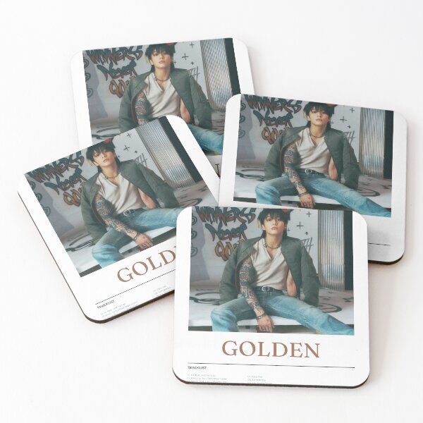 Item preview, JUNGKOOK GOLDEN Tracklist (ver. 2) designed and sold by holkiepolkie.