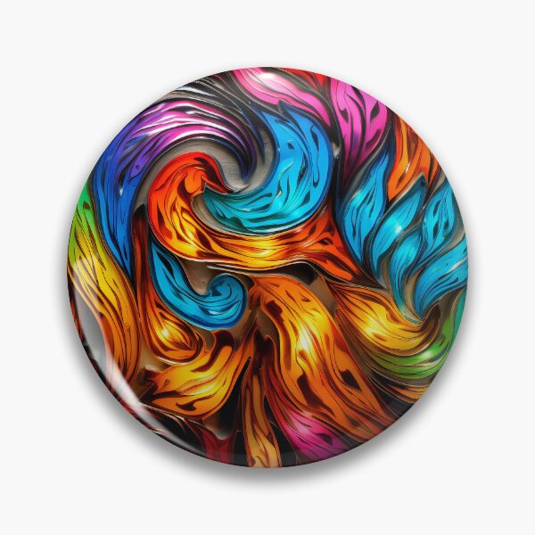 Item preview, Kaleidoscope of Metallic Flames designed and sold by CristalineDart.