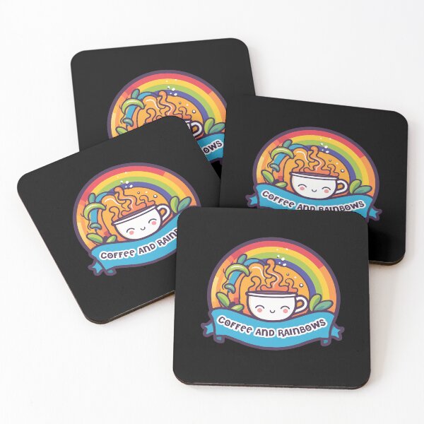 Item preview, Coffee and Rainbows designed and sold by StyleCut.