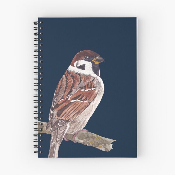 Item preview, EURASIAN TREE SPARROW-Passer montanus designed and sold by BEATRIZ ABAITUA.