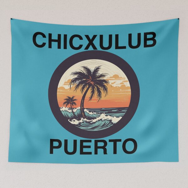 Item preview, Chicxulub Puerto - Mexico (Black Lettering) designed and sold by VelvetRoom.
