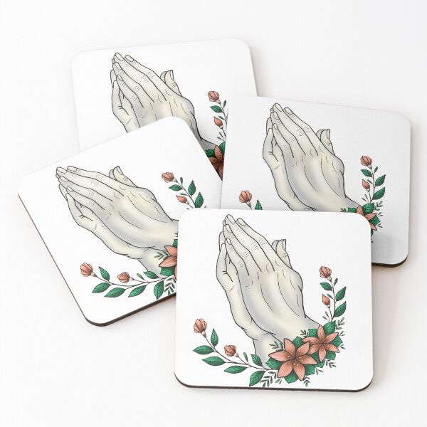 Item preview, Manos rezando con flores. designed and sold by VeraMaeDesigns.