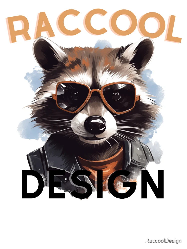 Aperçu 4 sur 4. T-shirt boxy avec l'œuvre Conception Raccool créée et vendue par RaccoolDesign.