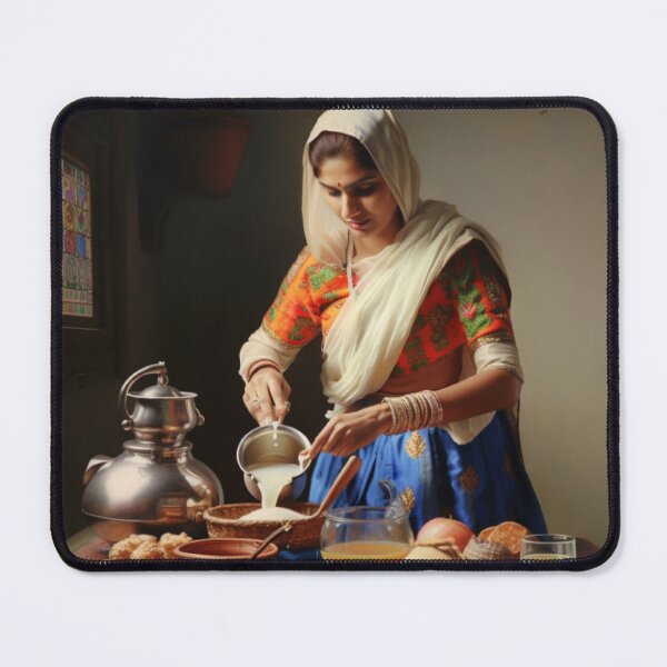 Item preview, The Indian Milkmaid designed and sold by Bring Back Culture.
