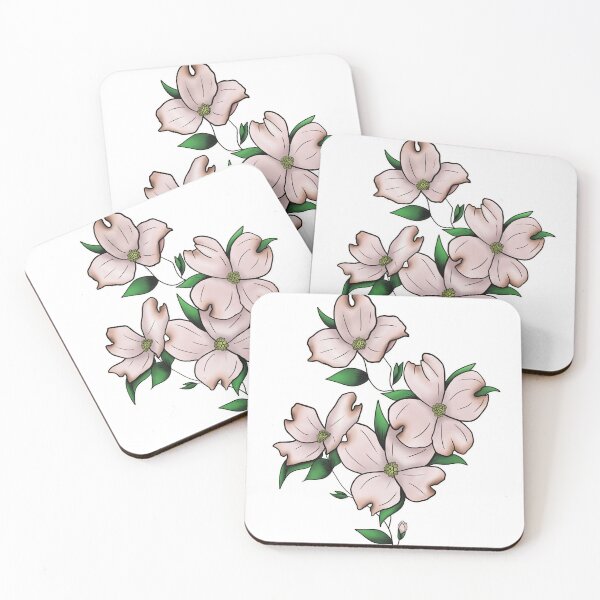Item preview, Pink dogwood flowers designed and sold by VeraMaeDesigns.