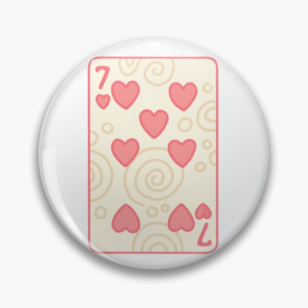 Item preview, seven of hearts playing card designed and sold by Taya's Studio.