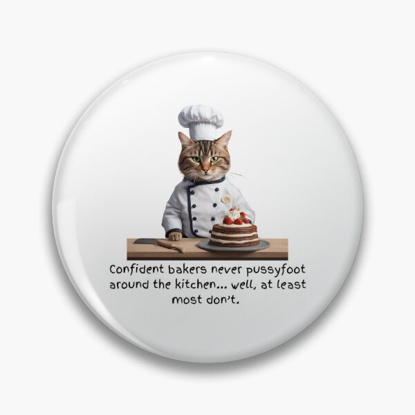 Item preview, Adorable Baking Cat Doesn't Pussyfoot Around the Kitchen designed and sold by Fredster1966.