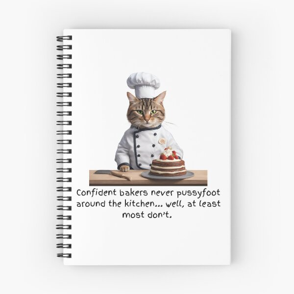 Item preview, Adorable Baking Cat Doesn't Pussyfoot Around the Kitchen designed and sold by Fredster1966.