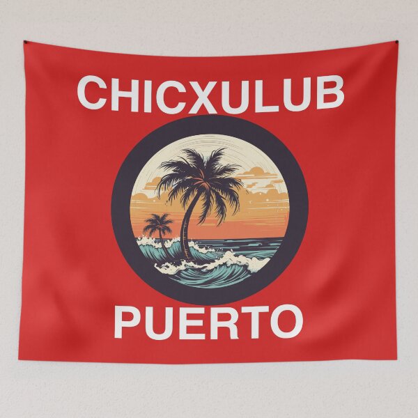 Item preview, Chicxulub Puerto - Mexico (White Lettering) designed and sold by VelvetRoom.