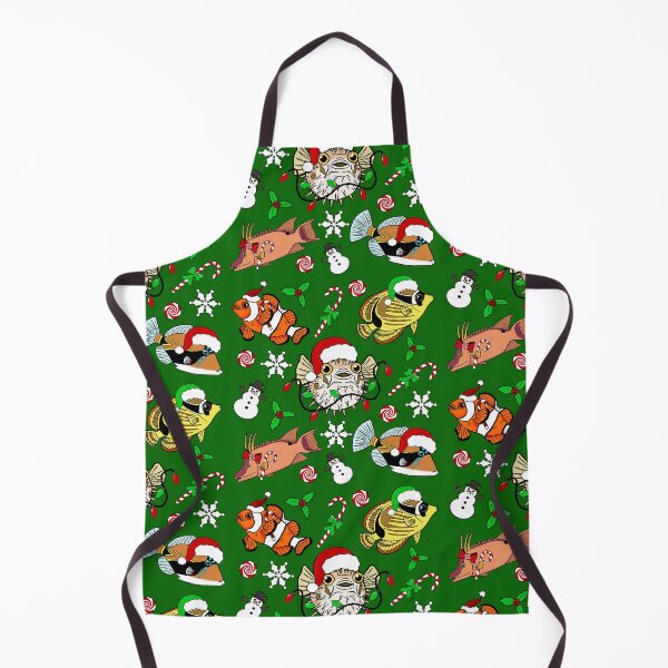 Item preview, Merry Fishmas Pattern designed and sold by sharkbait83.