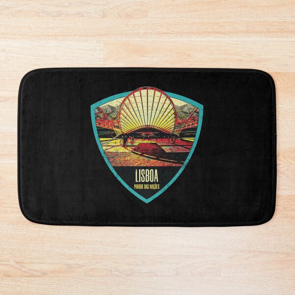 Item preview, Lisbon Nations Park Skyline Art Print designed and sold by Lemomo-artworks.