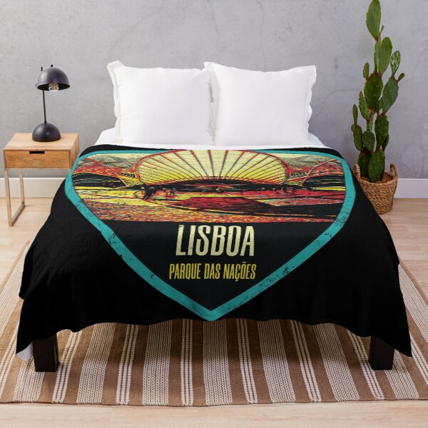Item preview, Lisbon Nations Park Skyline Art Print designed and sold by Lemomo-artworks.