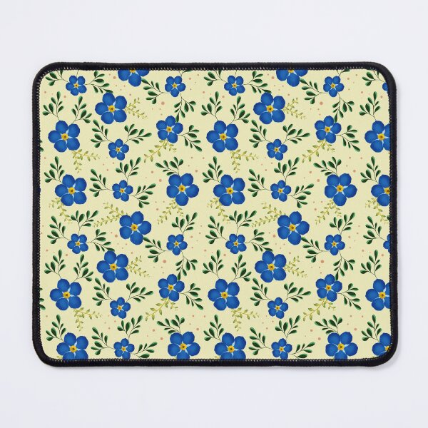Item preview, Forget-Me-Not Floral Branch - Yellow designed and sold by JaselviiStudio.