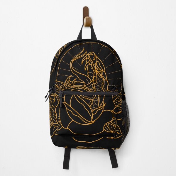 Item preview, Traditional gold snake flower flash designed and sold by ReaperRoseCo.