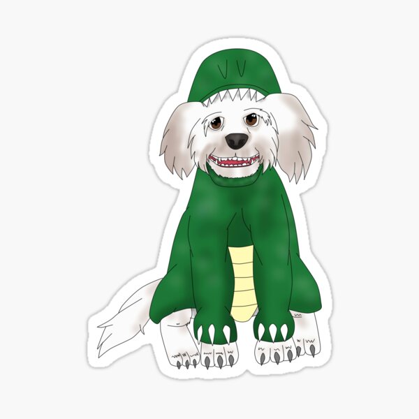 Dino Doggo Sticker