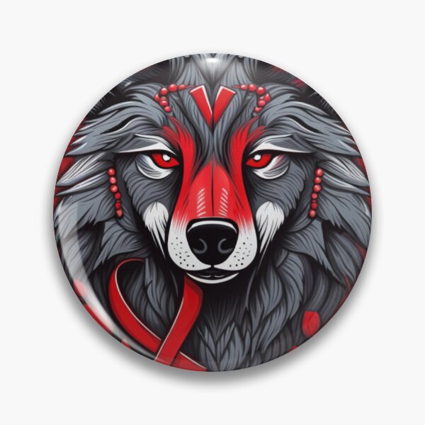 Item preview, Silent Guardians: World AIDS Day Wolf designed and sold by NightshadeWolfs.