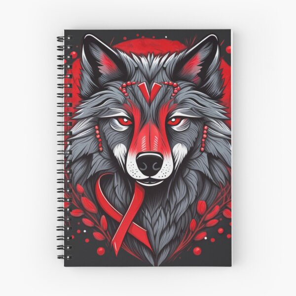 Item preview, Silent Guardians: World AIDS Day Wolf designed and sold by NightshadeWolfs.