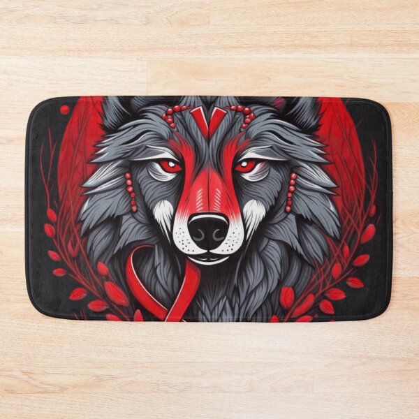 Item preview, Silent Guardians: World AIDS Day Wolf designed and sold by NightshadeWolfs.