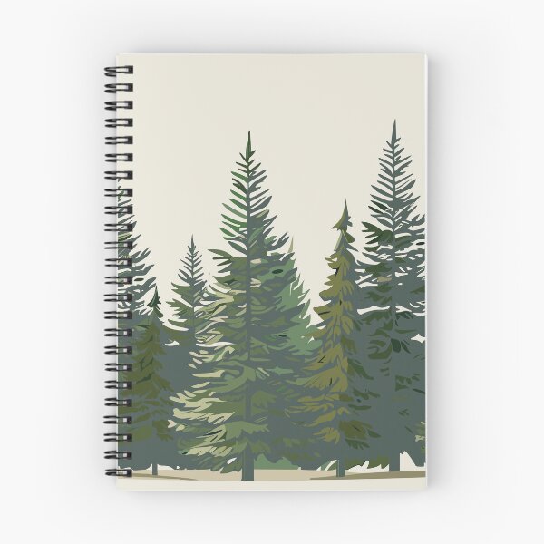 Item preview, Forest Pine Trees Silhouette Forest ,Nature Camping designed and sold by GirlGlowGraphic.