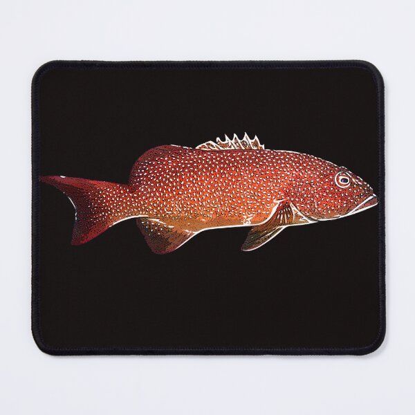 Item preview, Leopard Coral Grouper Trout White Alternate Design  designed and sold by designsasstultd.