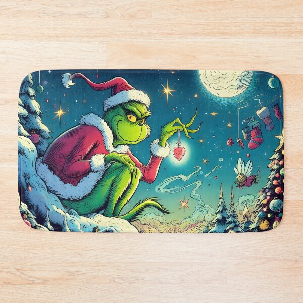 Item preview, Grinch joy, festive art. Unique, whimsical Christmas magic. Explore now! designed and sold by InsaneLEDP.