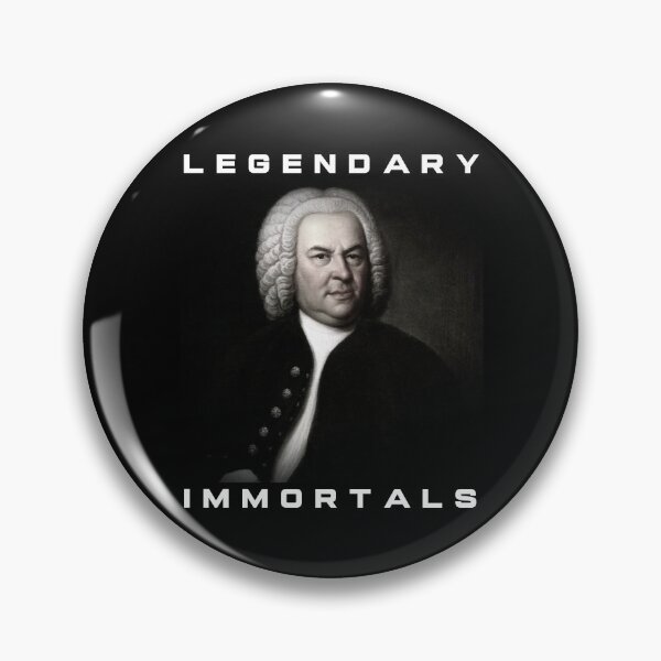 Item preview, Legendary Immortals - Johann Sebastian Bach - composer of classical music designed and sold by TilmanTrades.