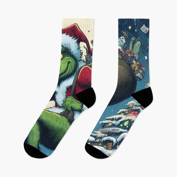 Item preview, Grinch joy, festive art. Unique, whimsical Christmas magic. Explore now! designed and sold by InsaneLEDP.