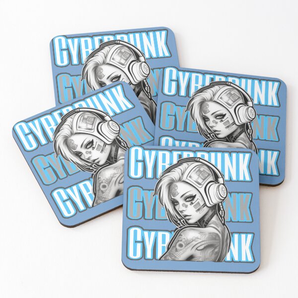 Item preview, Cyberpunk futuristic girl  designed and sold by Roxburylane.