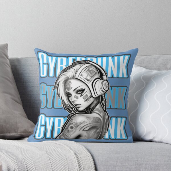 Item preview, Cyberpunk futuristic girl  designed and sold by Roxburylane.