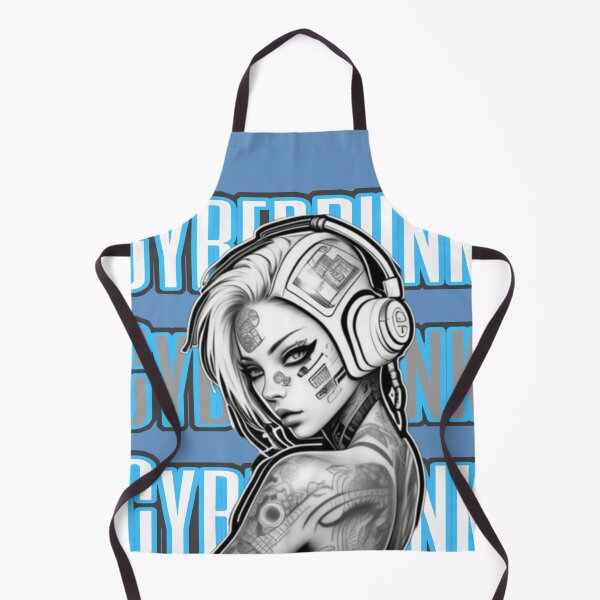 Item preview, Cyberpunk futuristic girl  designed and sold by Roxburylane.